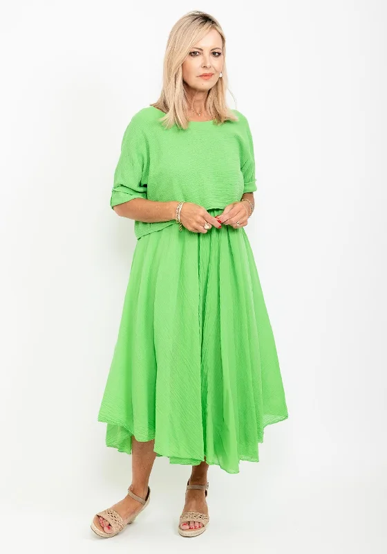 Seventy1 One Size Two Piece Dress & Top, GreenProm Dress