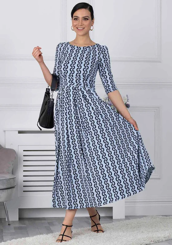 Jolie Moi Cierra Maxi Dress, Light BlueTennis Dress