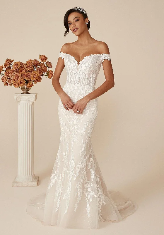 Justin Alexander JA88245 Wedding Dress, IvoryVictorian Dress