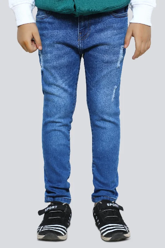 Cowboy moviesBlue Slim Fit Denim Jeans