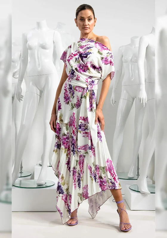 Kevan Jon Wisteria Floral Maxi Dress, MultiOffice Dress