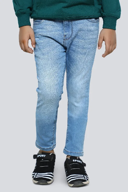 Cowboy legendLight Blue Slim Fit Denim Jeans