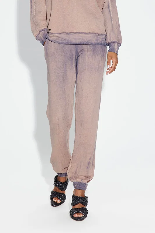 Cycling PantsBrooklyn Sweatpants in Eggplant Mix