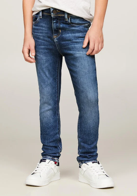 Bohemian denimTommy Hilfiger Boys Scanton Straight Fit Denim Jean, Blue