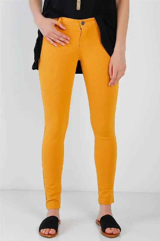 JumpsuitsMustard Mid Rise Skinny Pants /2-2-2