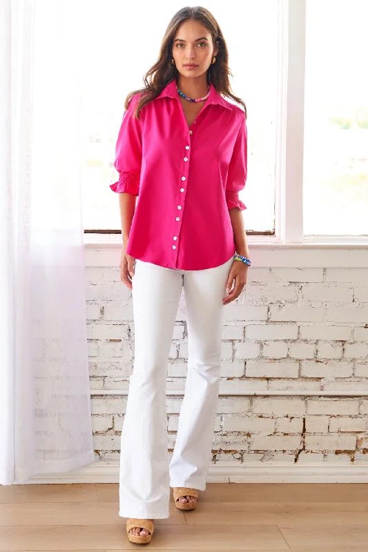 Sirena Shirt Getaway Collection - Fuchsia Super StretchEmbellished Shirts