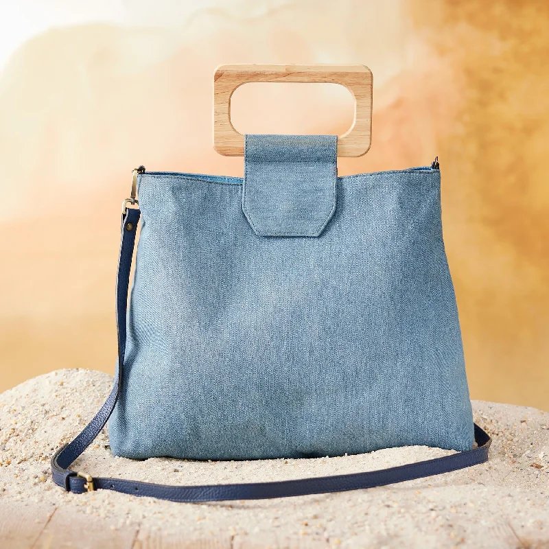 Denim finishingWavelength Denim Bag