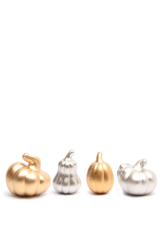 Heaven Sends Set of 4 Small Pumpkins