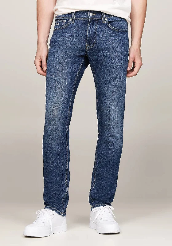 Denim suspendersTommy Jeans Scanton Faded Slim Jeans, Denim Dark