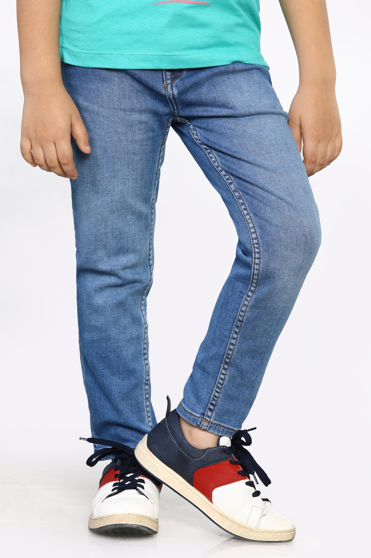 Cowboy festivalMedium Blue Slim Fit Denim Jeans