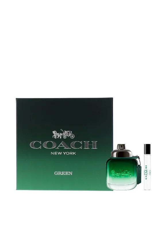 Coach New York Green EDT Gift Set, 60ml