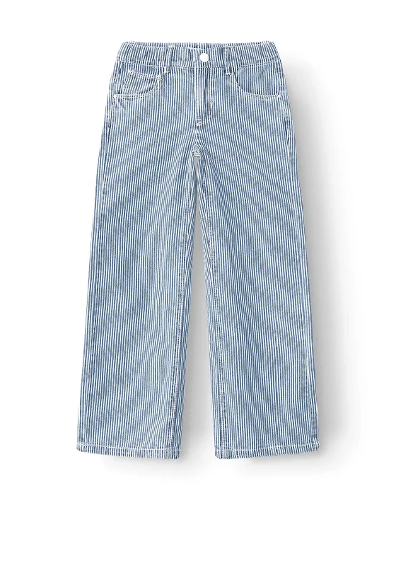 Levi'sName It Kid Girl Rose Wide Denim Pant, Medium Blue Denim