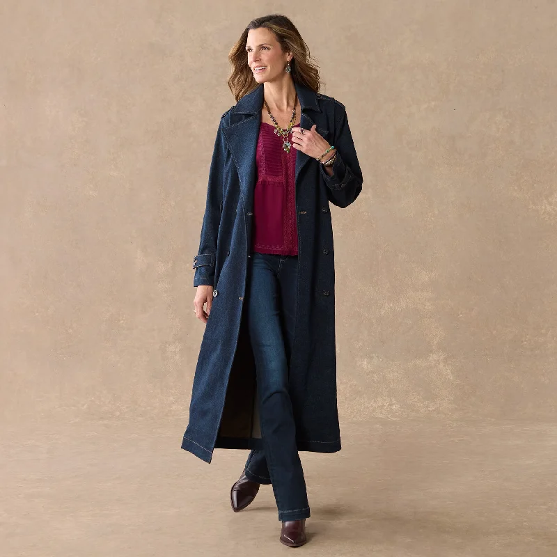 Western denimFaye Denim Trench Coat