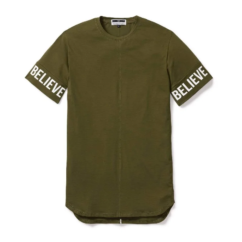 Hunting T-Shirts3:16 - Believe Sleeve Tee - Olive