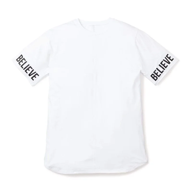 Cycling T-Shirts3:16 - Believe Sleeve Tee - White