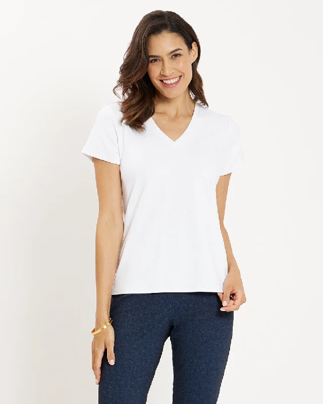 Leather-Paneled T-ShirtsBethany Tee - Jude Cloth