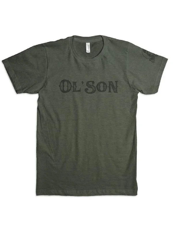 Off-Shoulder T-Shirts'Dale Brisby' OL' SON Tee - Military Green