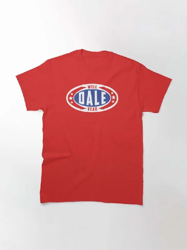 Tie-Dye T-Shirts'Dale Brisby' Well Dale Yeah Badge Tee - Red