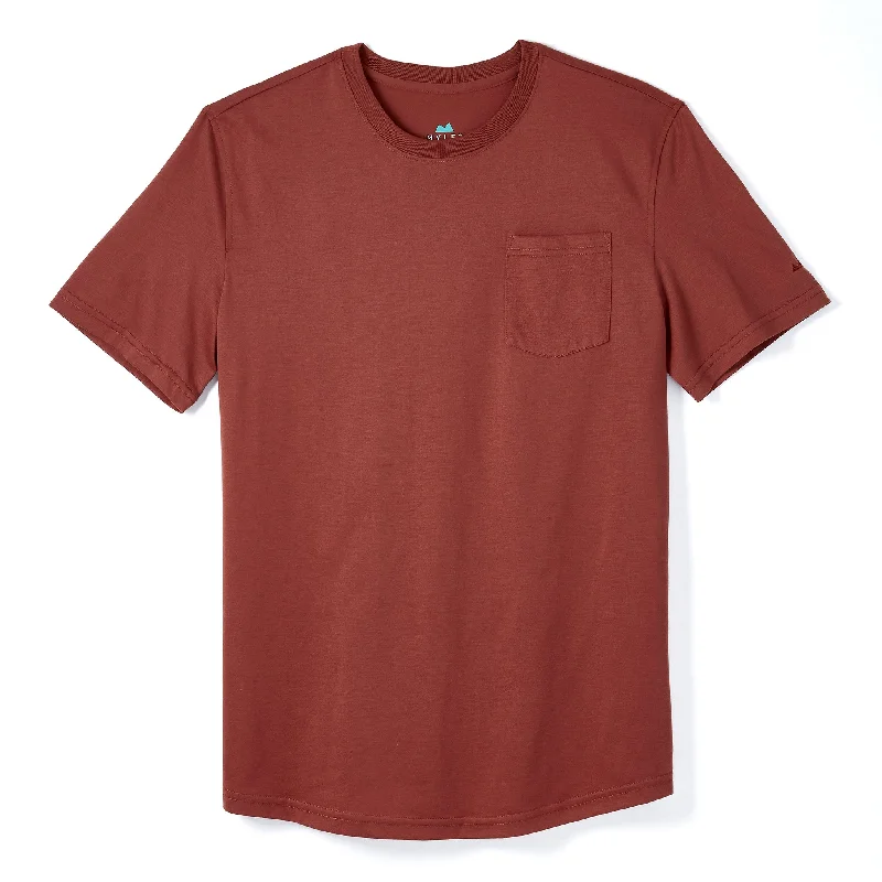 Branded T-ShirtsEveryday Tee with Pocket in Crimson