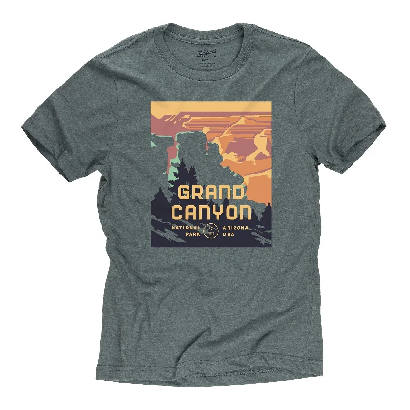 Colorblock T-ShirtsGrand Canyon National Park South Rim Tee