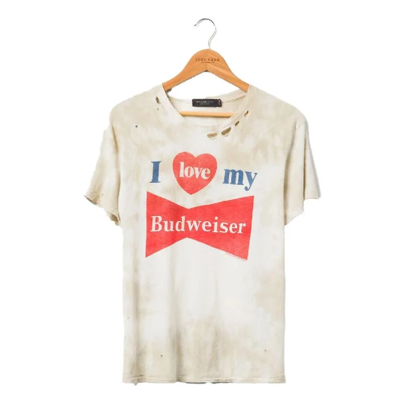 Glitter T-ShirtsI Love My Budweiser Tee