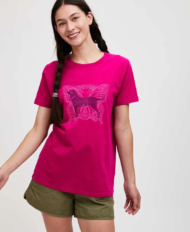 Sheer T-ShirtsLadies Papillion Shortsleeve Tee