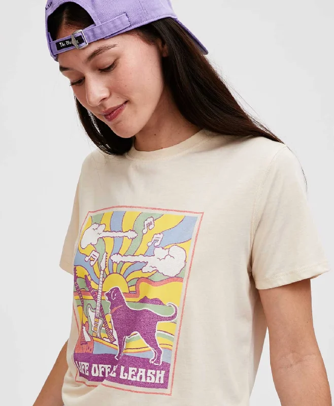 Metallic T-ShirtsLadies Rock & Roll Skies Shortsleeve Tee