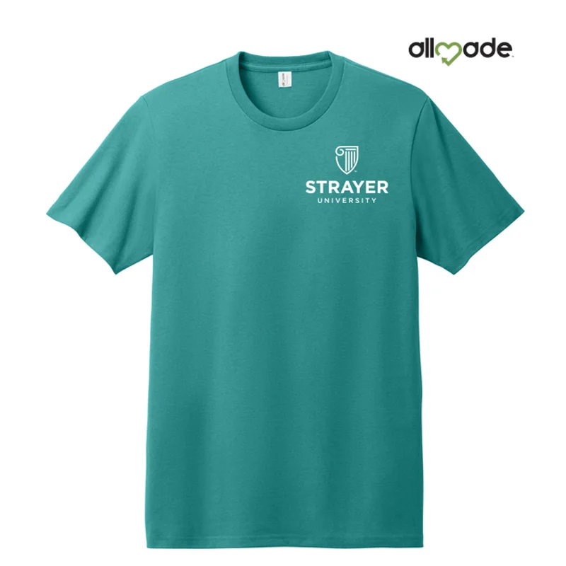 Hunting T-ShirtsNEW STRAYER Allmade® Unisex Heavyweight Recycled Cotton Tee - Oceanic Teal