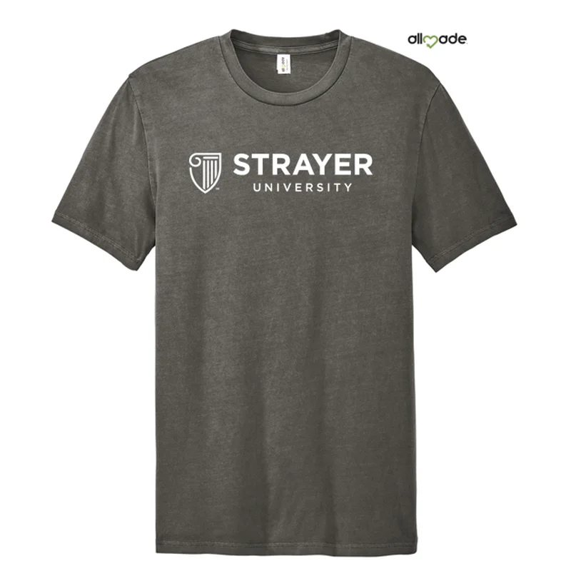 Outdoor T-ShirtsNEW STRAYER Allmade® Unisex Mineral Dye Organic Cotton Tee - Driftwood Grey