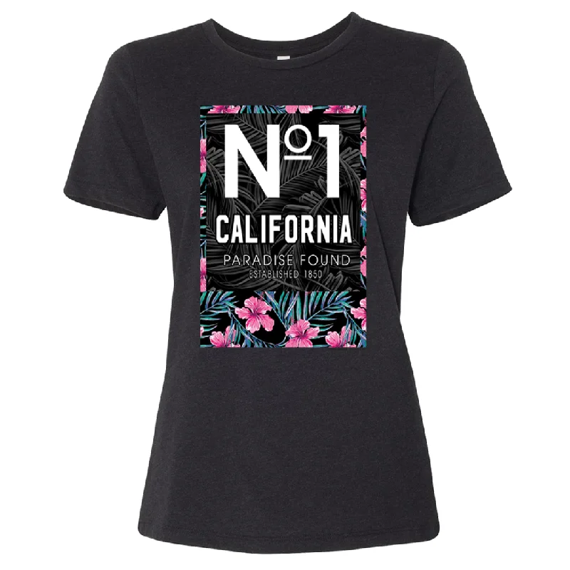 Plush T-ShirtsNo 1 California Paradise Found Women's Relaxed Jersey Tee