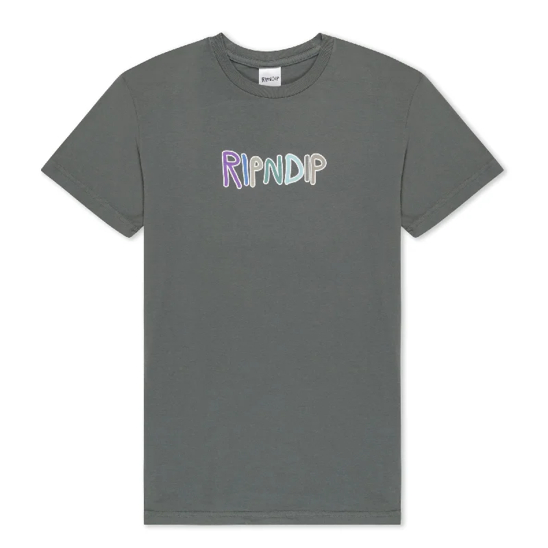 Zippered T-ShirtsOG Prisma Boyfriend Tee (Charcoal)