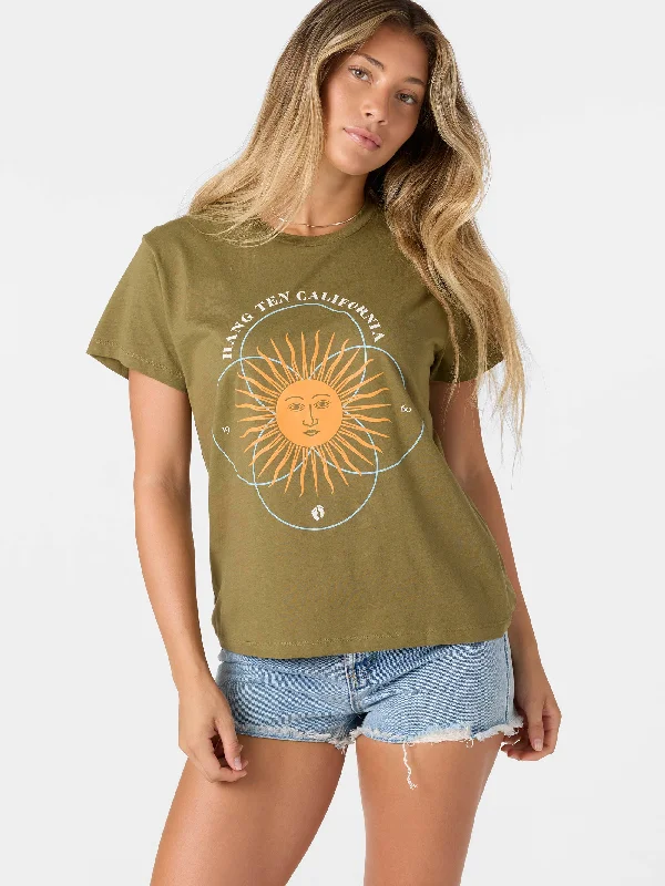 Asymmetrical T-ShirtsPalm Sun Central Tee