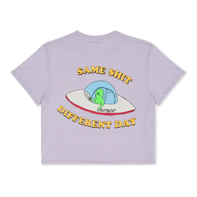 Sheer T-ShirtsSame Shit Different Day Baby Tee