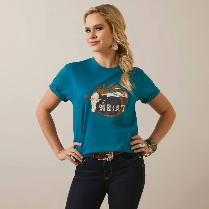 Hooded T-ShirtsWomen's Heartland Tee - Deep Lagoon