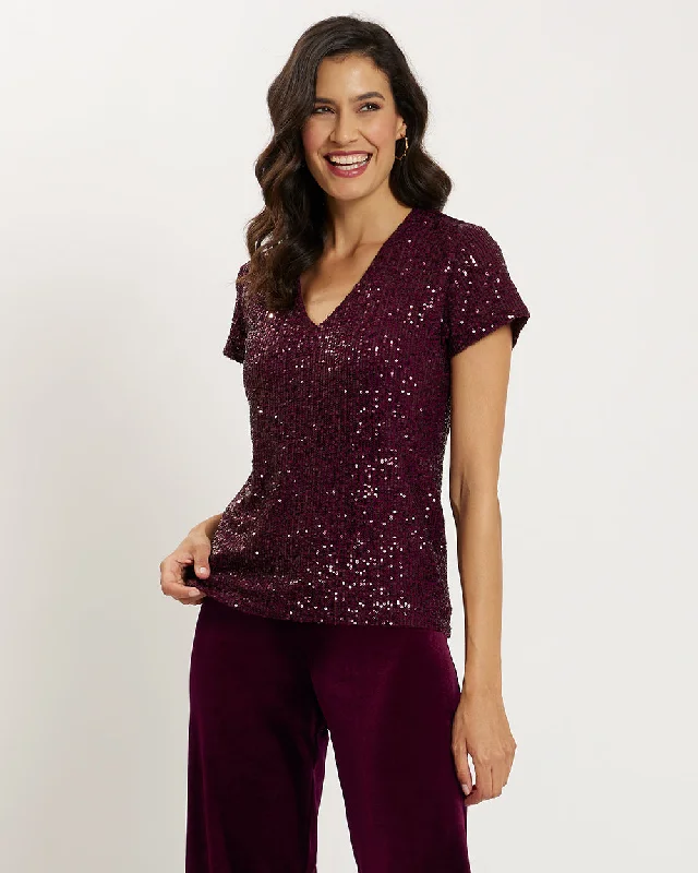 Performance T-ShirtsWinnie Tee - Sequins