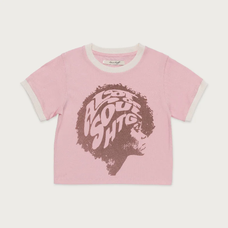 Travel T-ShirtsWomens A Lot Of Soul Ringer Tee - Pink