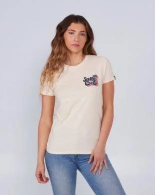 Zippered T-ShirtsWomen's Salty Seventies Classic Tee - Bone