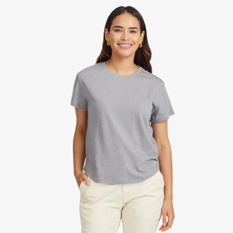 Thermal T-ShirtsWomen's Soft Merino Tee - Medium Grey