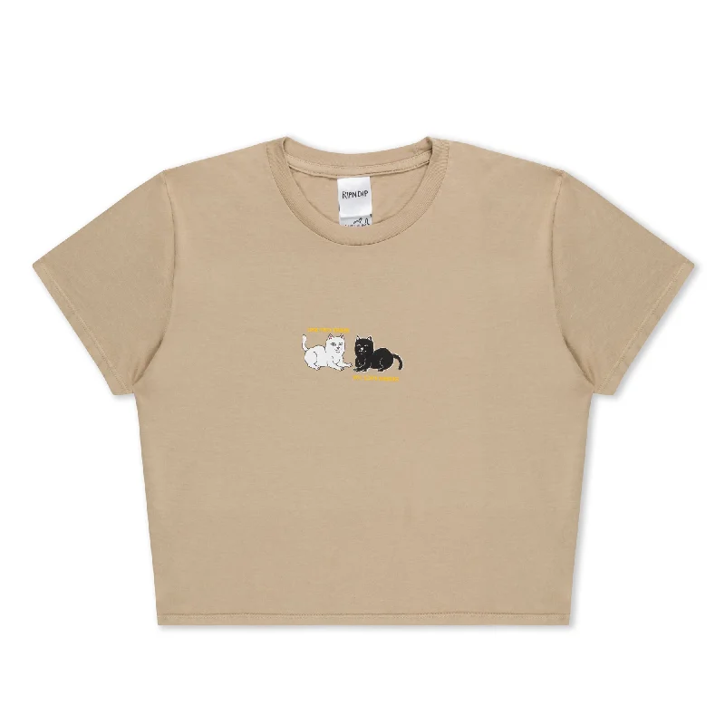 Pocket T-ShirtsYou Love Me Baby Tee (Almond)