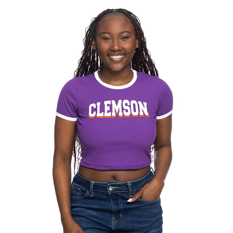 Retro T-ShirtsClemson Ringer Baby Tee